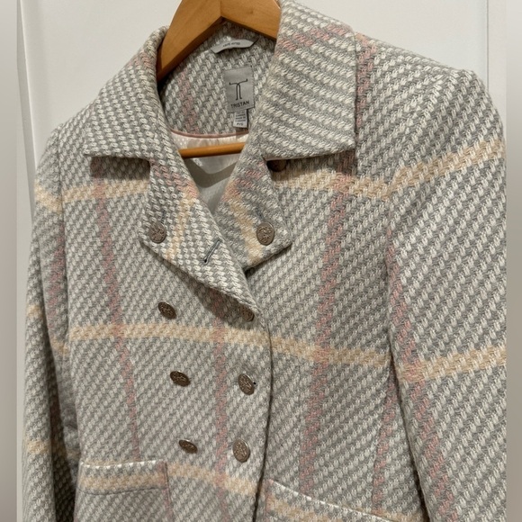 TRISTAN FITTED BLAZER WITH FLAP POCKETS SIZE P/S tweed academia preppy C2 - Picture 10 of 12